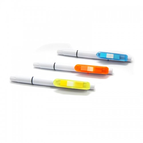 Maxie Ball Pen with Highlighter and Sticky Notes